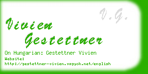 vivien gestettner business card